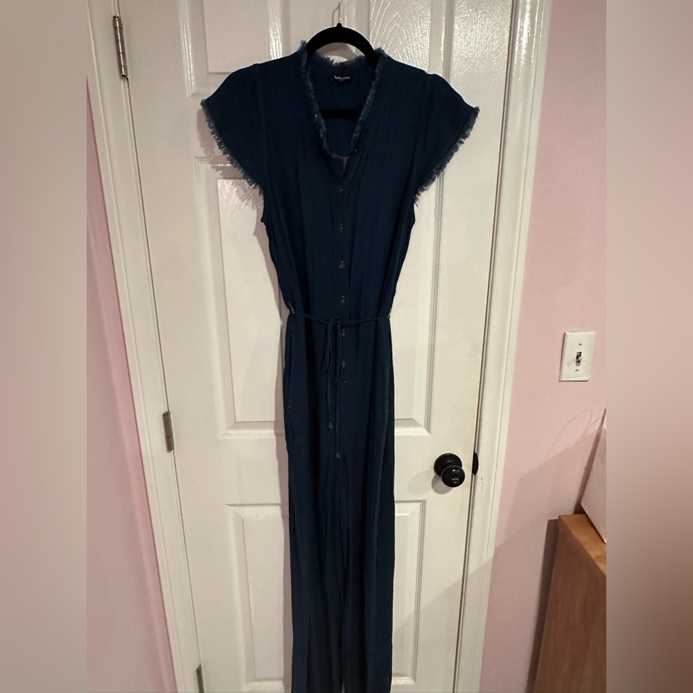 Splendid Chambray Jumpsuit - Picture 4 of 5